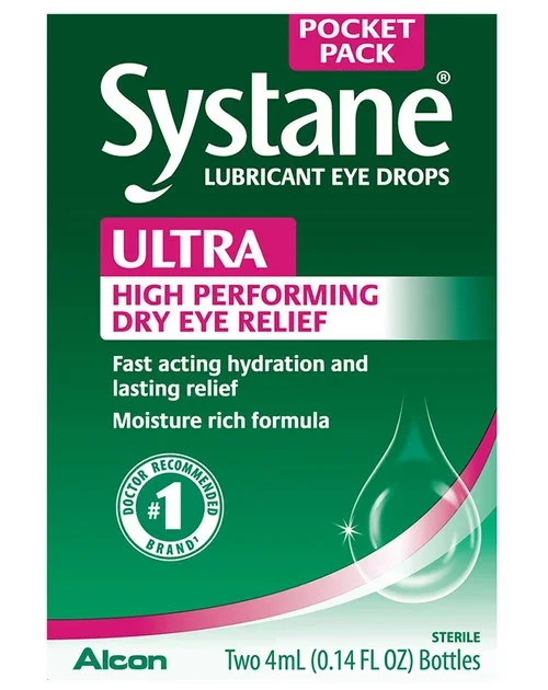 Systane Ultra Lubricant Eye Drops, HIgh Performance Pocket Pack Thrifty White Health Essentials