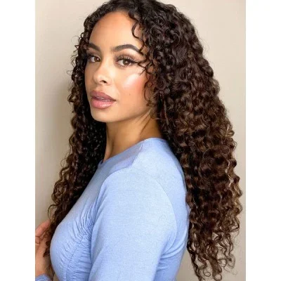 Tight Curls 18″ Rio 100% Remy Virgin Human Hair Clip in Extension