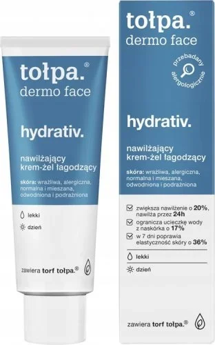 Tołpa – Dermo Face Hydrativ – Moisturizing soothing gel cream – Day – 40 ml
