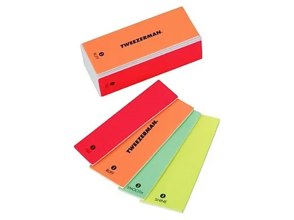 Tweezerman Neon Hot File, Smooth, Buff & Shine Block buy for £12.00 and save 307% Manicure Tools