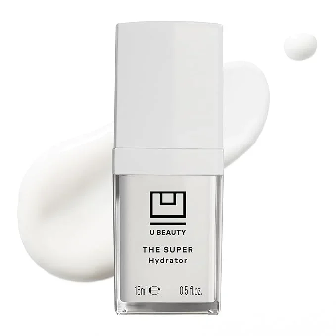 U Beauty The SUPER Hydrator – Mega-Dose Skin Hydrator and Hyaluronic Acid Moisturizing Cream with Peptides and Grapeseed Oil for Supple, Smooth, and Softer-Looking Skin For Up To 48 Hours – 0.5 fl oz