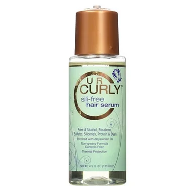 U R Curly SiliconeFree Hair Serum For Frizz 4.5 fl Oz