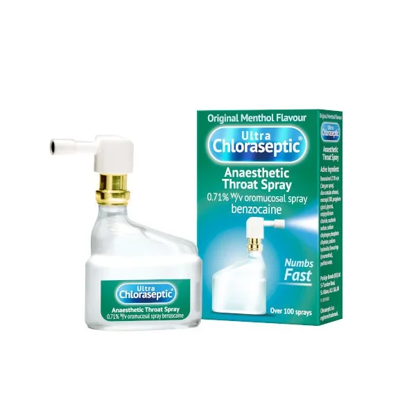 Ultra Chloraseptic Anaesthetic Throat Spray Original Health & Wellbeing