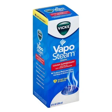 Vicks Vaposteam Cough Suppressant Liquid 8 Oz