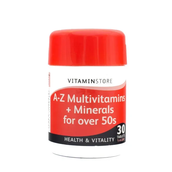 Vit Store AZ Multivit + Mineral 50+ 30s Health & Wellbeing