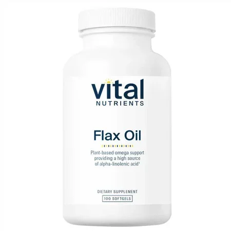 Vital Nutrients Flax Oil – 100 Softgels