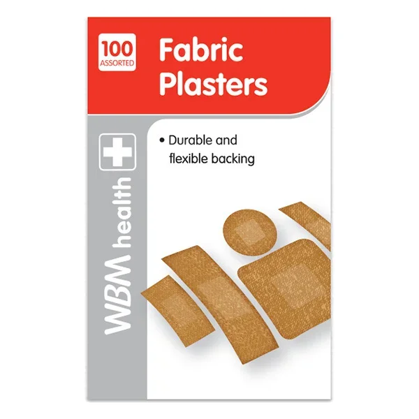 WBM Health Fabric Plasters 100s Health & Wellbeing