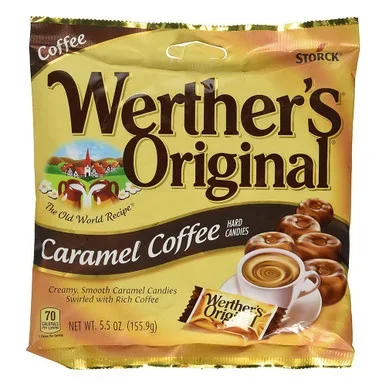 Werthers Original Caramel Coffee Swirl Hard Candies 5.5 Oz