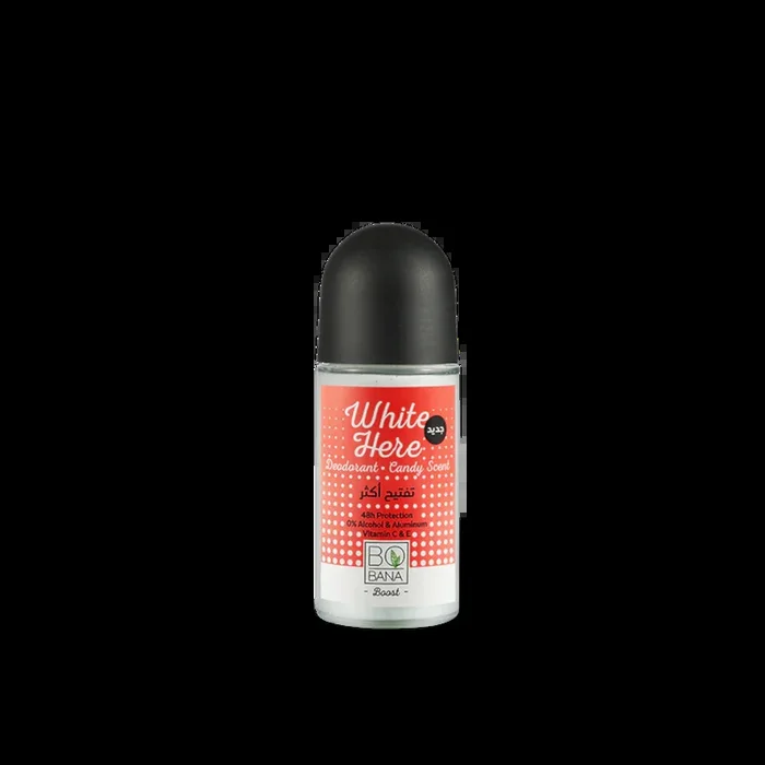 White Here Deodorant With Candy Scent