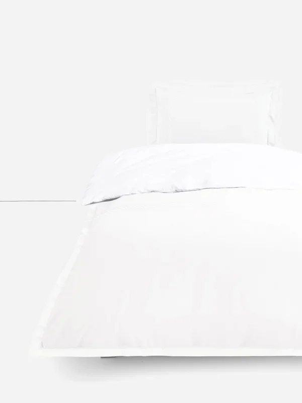 White The Edit 500 Thread Count Single Duvet Cover Set Penneys