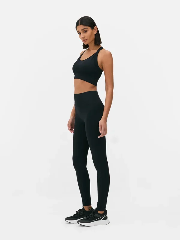 Women’s Black Seamless Performance Leggings Penneys