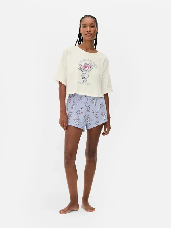Women’s Blue Disney’s Stitch Weekend Pyjama Set Penneys