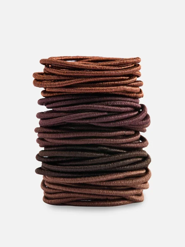 Women’s Brown 60pk Skinny Hair Elastics Penneys