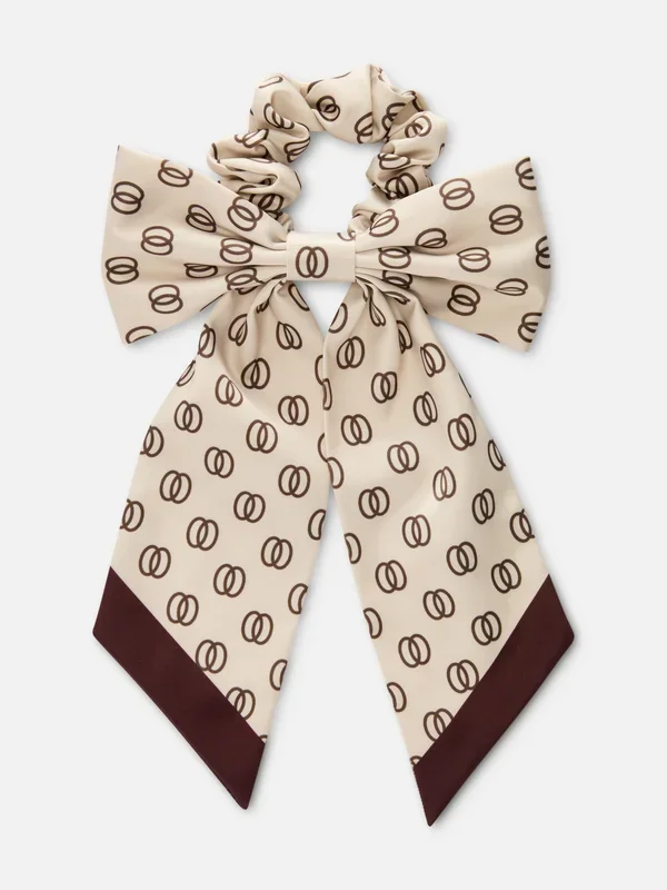 Women’s Brown Long Bow Scrunchie Penneys