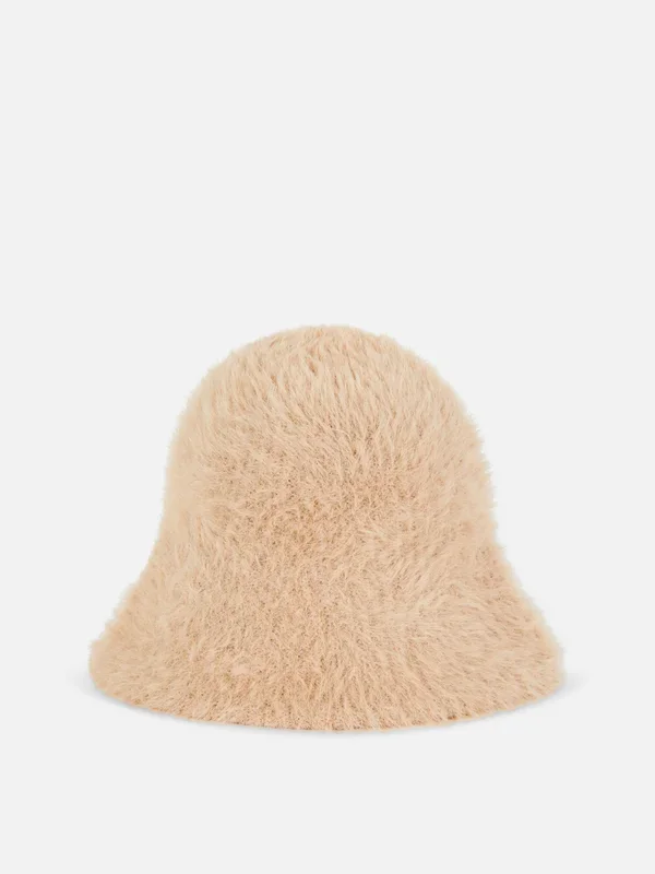 Women’s Camel Fluffy Bucket Hat Penneys
