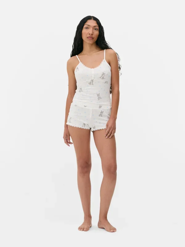 Women’s Ivory Disney’s Bambi Thumper Cami Pyjamas Penneys