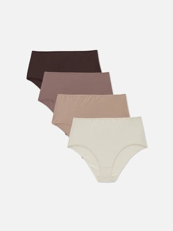 Women’s Natural 4pk Mixed Full Briefs Penneys
