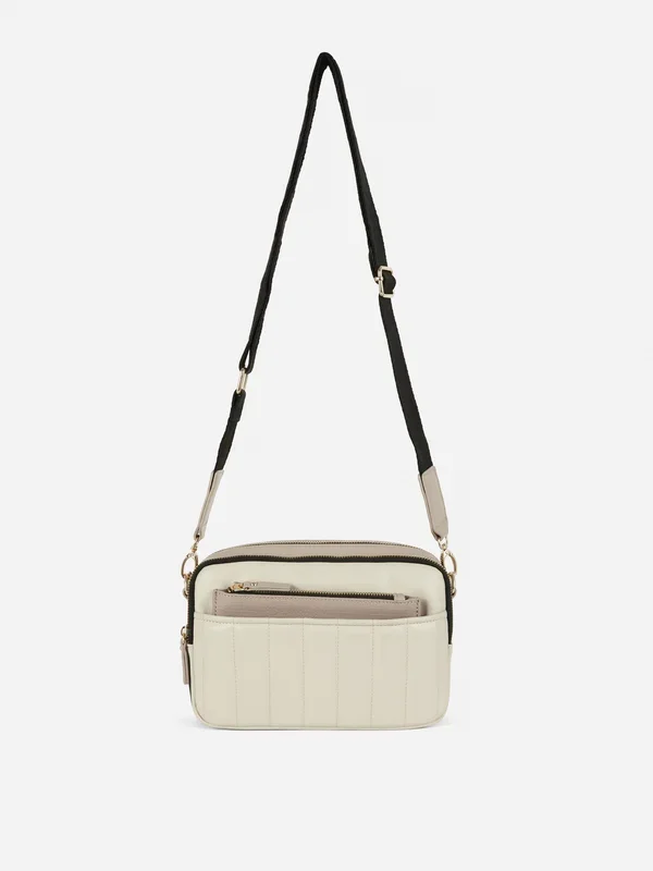 Women’s Natural Double Zip Camera Bag Penneys