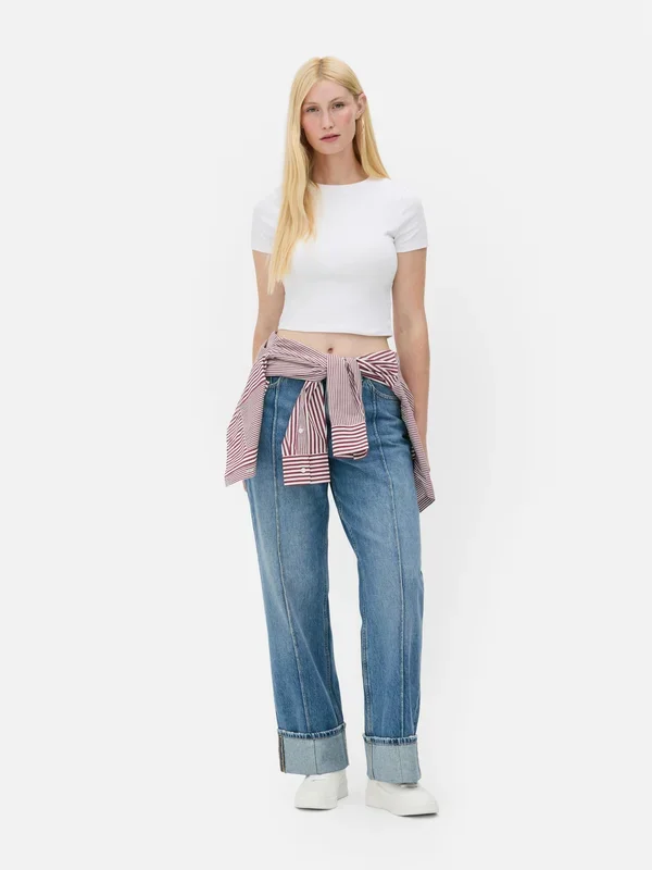 Women’s White Essential Baby Tee Penneys