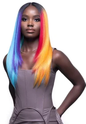 Wrenley Human Hair Blend Deep Part Lace Front Wig Laude Hair