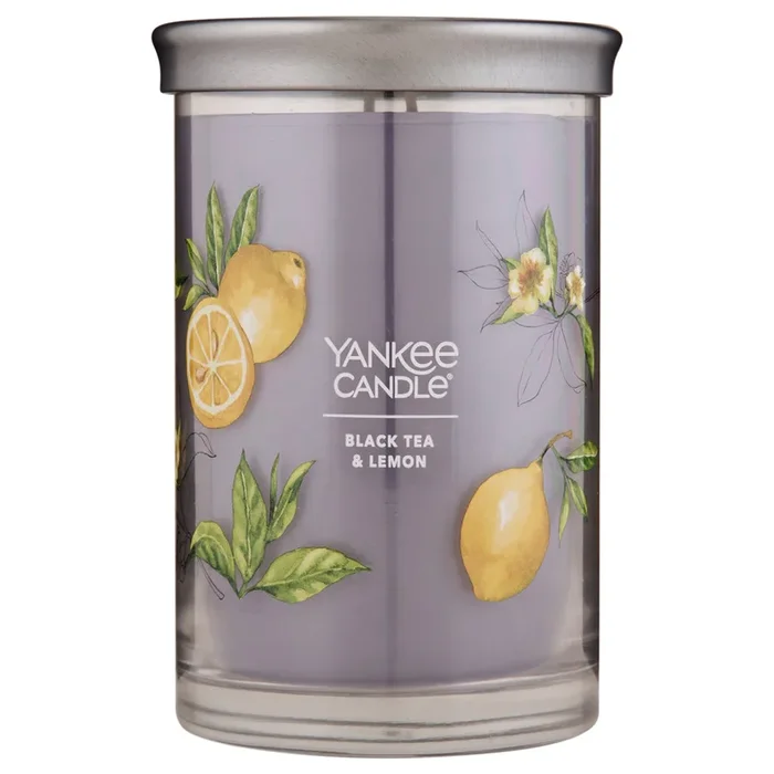 Yankee Candle Black Tea & Lemon Signature Large 2-Wick Tumbler Candle