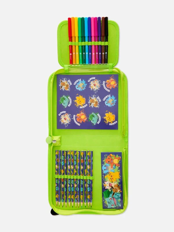 Yellow Pokémon Stationery Set Penneys