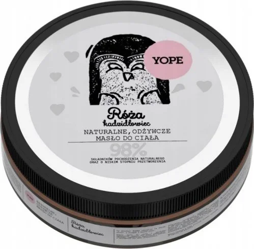 YOPE – NATURAL NUTRITIONAL BODY BUTTER – Rose and frankincense – 200 ml