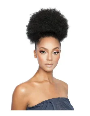 YTBDL Badu Large Wrap N Tie Premium Synthetic Fiber Hair Yelowtail Ponytail Mane Concept