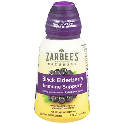 Zarbee’s Naturals Black Elderberry Immune Support Syrup Thrifty White Health Essentials