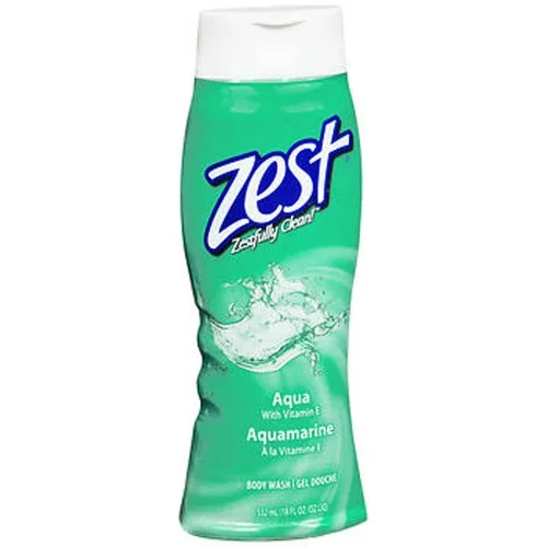 Zest Body Wash Aqua Thrifty White Health Essentials