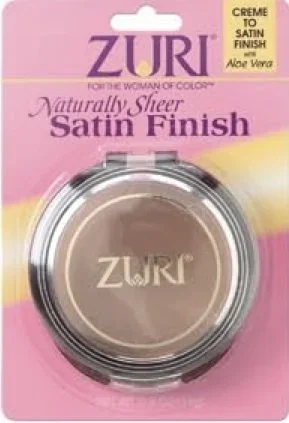 Zuri Naturally Sheer Satin Finish Pressed Powder – Suede