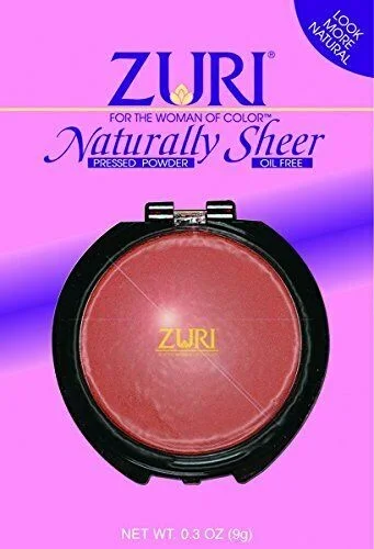 Zuri Pressed Powder Sheer – Natural Brown 3-Count (2-PACK)
