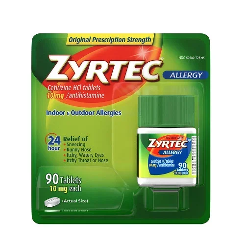 Zyrtec Allergy Cetirizine HCI Tablets Thrifty White Health Essentials
